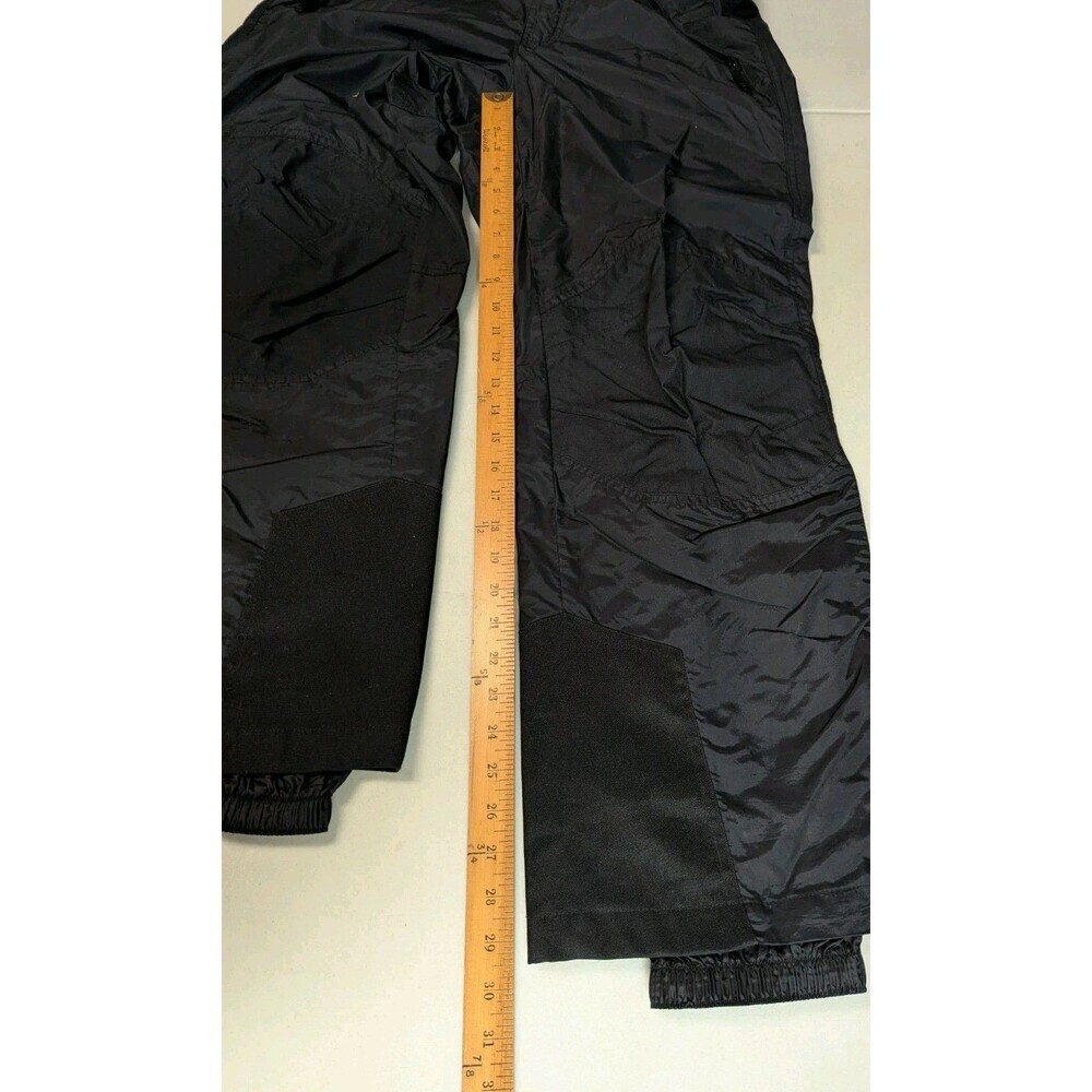 Columbia Men’s M Black Ski Snow Pants Insulated Winter Boarding Belted Mesh Line - Picture 5 of 16